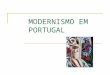 Modernismo em portugal