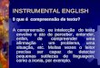 Instrumental english