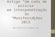 Manifestações 2013 no Brasil (Análise do Discurso)