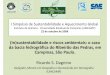 (In)sustentabilidade e riscos ambientais: o caso da bacia hidrográfica do Ribeirão das Pedras, em Campinas, São Paulo