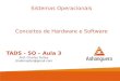 Sistemas Operacionais - Aula 3 - Hardware e Software