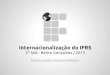 Internacionalização do IFRS