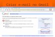 Criar Email No Gmail