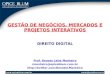 Aula da Disciplina "Direito Digital II" do i-MBA em Gestão de Negócios, Mercados e Projetos Interativos - Professor Renato Leite