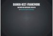 DJANGO-REST-FRAMEWORK: AWESOME WEB-BROWSABLE WEB APIS