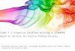 Introdução às tecnicas de Creative Problem Solving