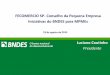 Debate As políticas do BNDES para micro e pequenas empresas, 23/8/2013 - Apresentação Luciano Coutinho