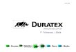 Duratex - Resultados do 1º Trimestre de 2004