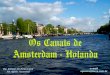 Holanda canais de amsterdam