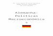 Políticas Macroeconómicas na Alemanha