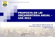 LOA 2011 apresentacao do Secretario Municipal de Planejamento