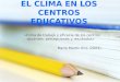 Texto 3.4 "fundamentacion teórica.Clima (Bolivar, 1993)