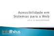 Acessibilidade em Sistemas para a Web