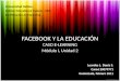 Facebook y la Educación Lourdes Donis