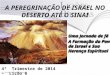 Lição 6   A Peregrinação de Israel no Deserto até o Sinai