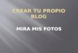 Crear Tu Propio Blog