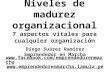 Madurez organizacional. Diego Suarez Ramirez