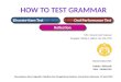 How to test grammar email