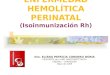 Enfermedad Hemolitica Feto-Neonatal