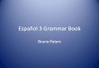 Español 3 grammar book