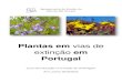 Plantas em vias de extinção em portugal