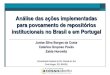 Análise das ações implementadas para povoamento de repositórios institucionais no Brasil e em Portugal