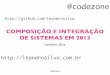 Composição e Integração de Sistemas em 2013