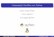 Computação Cientifíca com Python