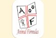 Apresentação animal formulas