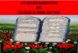 10 mandamentos - VIDA SAUDAVEL