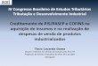 Direito de crédito de PIS/COFINS sobre insumos e despesas de venda - IV Congresso de Florianópolis