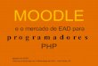 Moodle e o mercado de EAD para programadores PHP