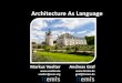 Architecture As Language