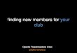 finding new members for your club