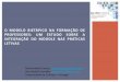 EUTIC14 - O Modelo Bietápico na Formação de Professores: um estudo sobre a integração do Moodle nas práticas letivas