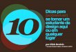 10 Dicas para estudantes de design