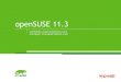 Apresentação OpenSUSE 11.3 para Home Users - Portuguese