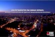 Investimentos em Minas Gerais - Políticas e instrumentos de apoio ao desenvolvimento econômico