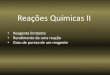 Reacoes Quimicas II