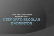 Badminton- Desporto Escolar