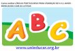 Curso online lingua portuguesa para criancas de 6 a 7 anos brincando com as letras