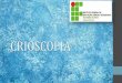 Crioscopia Química II Propriedades coligativas