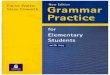 [Longman] grammar practice for elementary (longman)-a handbook for Rumah Bahasa BEM Unpad 2014