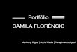 Portfólio | Camila Florêncio
