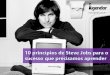 10 princípios de Steve Jobs para o sucesso que precisamos aprender