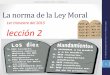 Lição 2: O padrão da Lei Moral - Licción 2   la norma de la ley moral