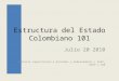 Estructura del estado colombiano   jul 20