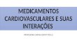 Medicamentos cardiovasculares e suas interações parte 1