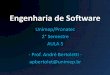 Engenharia de Software - Unimep/Pronatec - Aula 5