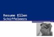 modern resume Ellen Schiffeleers
